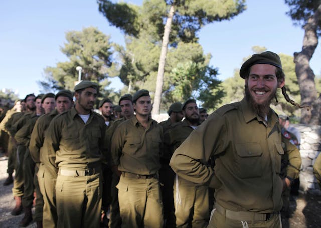 Graduation Ceremony For Ultra-Orthodox Soldiers