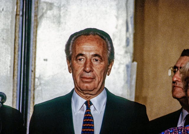 Chicago,,Illinois,,Usa,,October,16,,1985,Israeli,Prime,Minister,Shimon