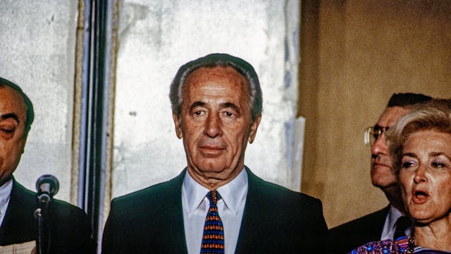 Chicago,,Illinois,,Usa,,October,16,,1985,Israeli,Prime,Minister,Shimon