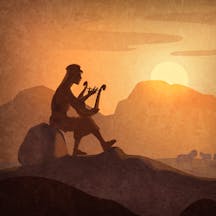 David,Played,The,Harp,,,Bible,Story