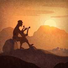David,Played,The,Harp,,,Bible,Story