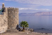 The,Old,City,Of,Tiberias,,The,Wall,And,Tower,,On