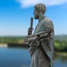 Statue,Of,Aristotle,A,Great,Greek,Philosopher