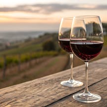 Closeup,Of,Two,Wine,Glasses,With,Red,Wine,On,Wooden