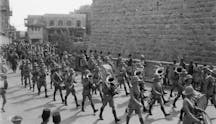 British troops quell the Arab Revolt in Jerusalem