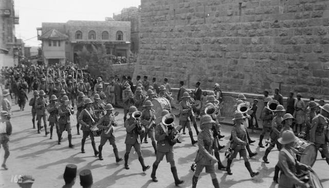 British troops quell the Arab Revolt in Jerusalem