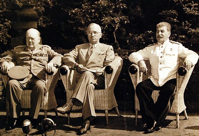 Truman, Stalin, and Churchill