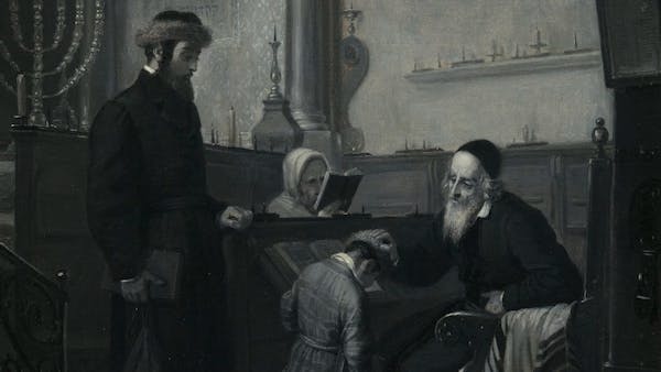 "The Rabbi's Blessing" by Moritz Daniel Oppenheim "The Rabbi's Blessing" by Moritz Daniel Oppenheim