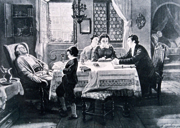 "Sabbath Afternoon" and "Sabbath Rest on the Street" by Mortiz Daniel Oppenheim