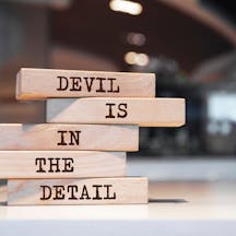 Wooden,Blocks,With,Words,’devil,Is,In,The,Detail’.