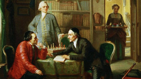 "Lavater and Lessing Visit Moses Mendelssohn" "Lavater and Lessing Visit Moses Mendelssohn"