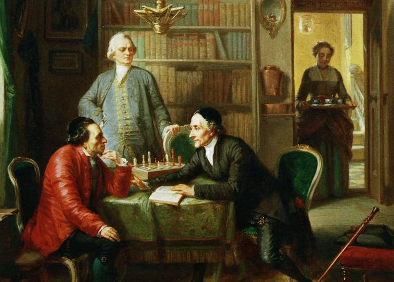 "Lavater and Lessing Visit Moses Mendelssohn" "Lavater and Lessing Visit Moses Mendelssohn"