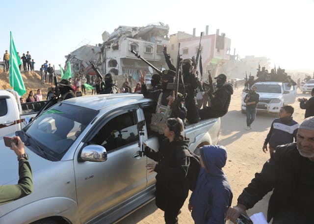 Hamas terrorists in Gaza Hamas terrorists in Gaza