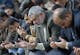 Ismail Haniyeh praying.