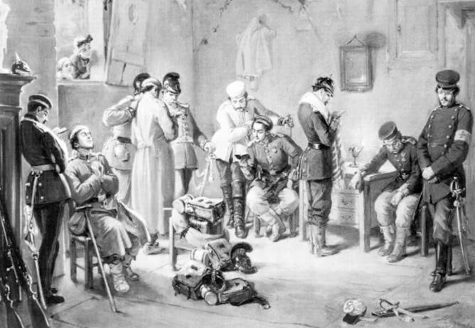Moritz Daniel Oppenheim, Die Jahrzeit (Minjan) [Minyan], 1871