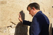 Speaker of the U.S. House of Representatives Mike Johnson Visits the Western Wall