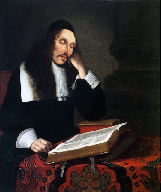 Spinoza, by Franz Wulfhagen, 1664. Wikimedia.