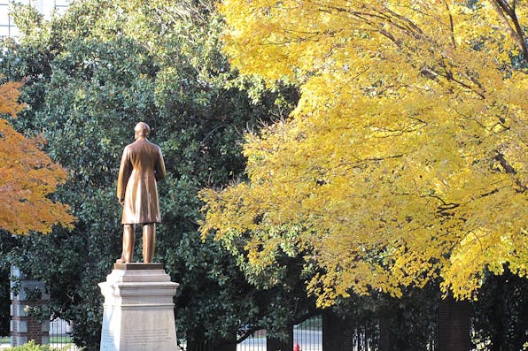 Statue of Cornelius Vanderbilt, Vanderbilt University via Wikimedia