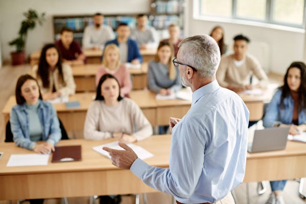 College professor. (Shutterstock.)