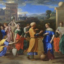 Nicolas Poussin's Eliezer and Rebecca