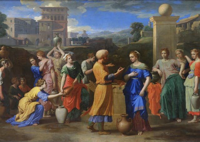 Nicolas Poussin's Eliezer and Rebecca