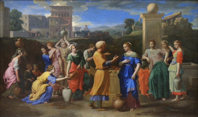 Nicolas Poussin's Eliezer and Rebecca