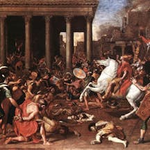 Nicolas Poussin - The Destruction of the Temple at Jerusalem Nicolas Poussin - The Destruction of the Temple at Jerusalem