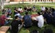 Students at a college Chabad study session. Students at a college Chabad study session. (Chabadoncampus.org)