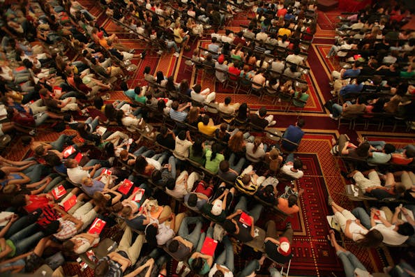 Students at Boston University 2006 (Dominic Chavez/Boston Globe via Getty Images)