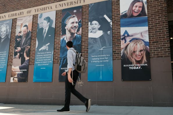 Student at Yeshiva University, 2022 (Spencer Platt/Getty Images)