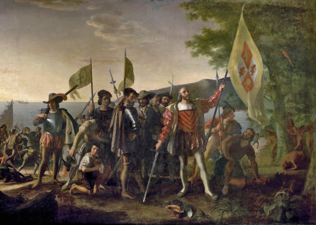 Landing of Columbus Landing of Columbus