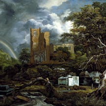 Jacob Isaackszoon van Ruisdael - The Jewish Cemetery (1654 or 1655) Jacob Isaackszoon van Ruisdael - The Jewish Cemetery (1654 or 1655)