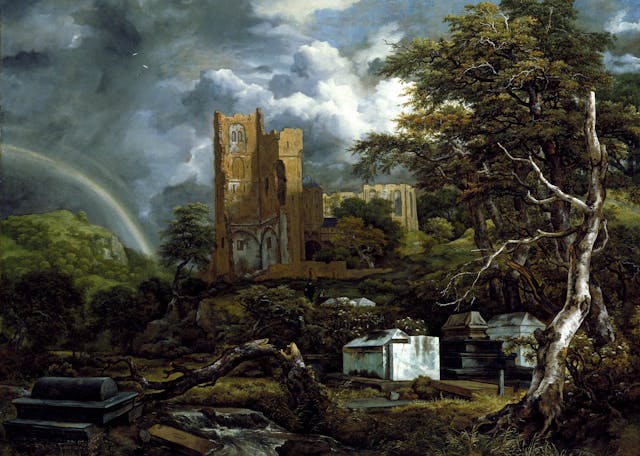Jacob Isaackszoon van Ruisdael - The Jewish Cemetery (1654 or 1655) Jacob Isaackszoon van Ruisdael - The Jewish Cemetery (1654 or 1655)