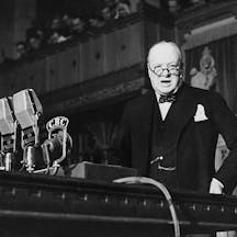 Winston Churchill addressing the Canadian House of Commons 1941 Winston Churchill addressing the Canadian House of Commons 1941
