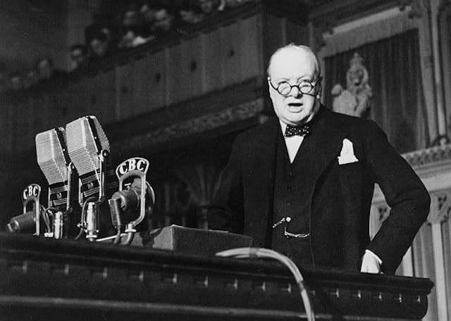 Winston Churchill addressing the Canadian House of Commons 1941 Winston Churchill addressing the Canadian House of Commons 1941