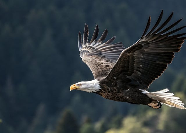 eagle in flight (shutterstock) eagle in flight (shutterstock)