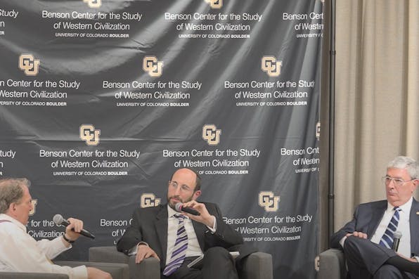 Rabbi Soloveichik and George Weigel