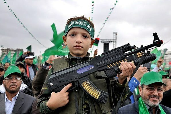 A boy at a Hamas celebration (Fars Media via Wikimedia) A boy at a Hamas celebration (Fars Media via Wikimedia)