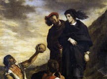 Hamlet and Horatio in the Graveyard