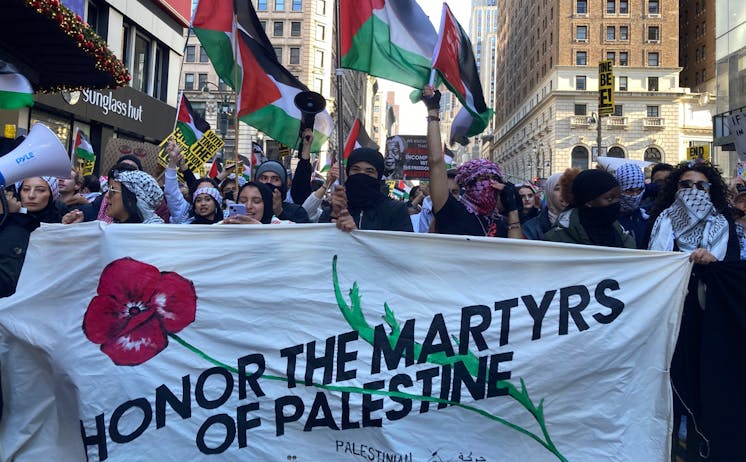 Anti-Israel protest in NY