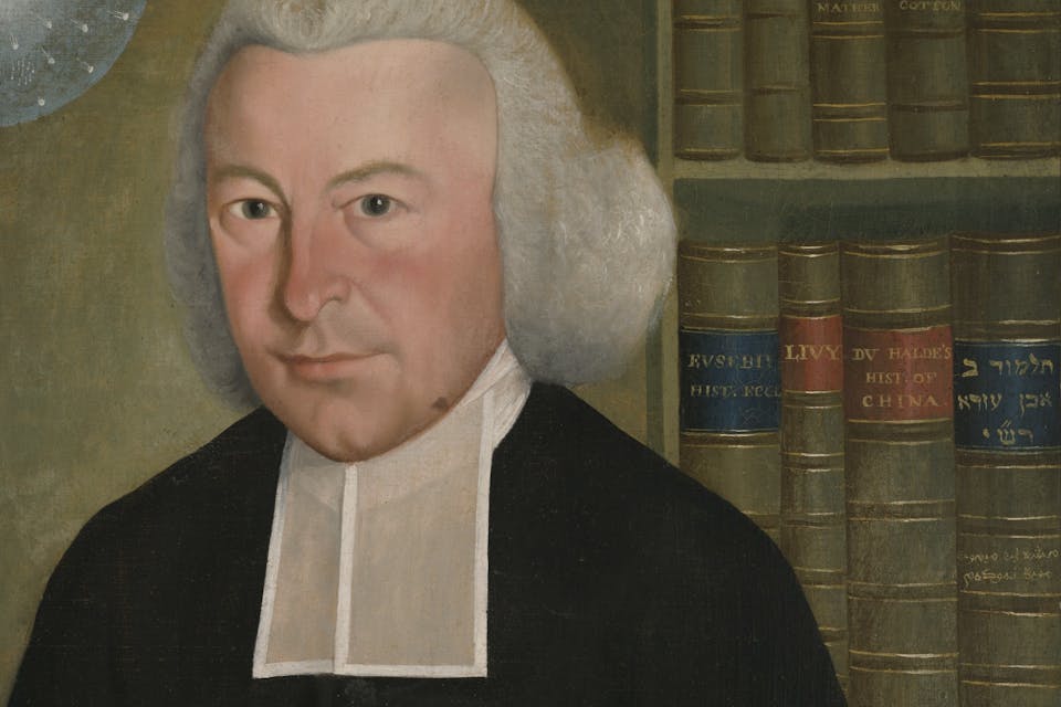 Samuel King, “Ezra Stiles,” 1771 (Yale Art Gallery) Samuel King, “Ezra Stiles” (Yale Art Gallery)