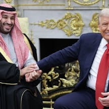 Donald Trump meets with Crown Prince Mohammad bin Salman in the White House, November 18, 2025. (Win McNamee/Getty Images) Donald Trump meets with Crown Prince Mohammad bin Salman in the White House, November 18, 2025. (Win McNamee/Getty Images)