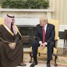 Trump and Bin Salman Trump and Bin Salman