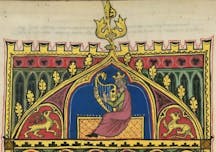 King David playing the harp