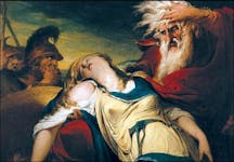 King Lear mourns Cordelia's death