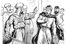 Uzziah driven out of the temple (Wikimedia Commons)