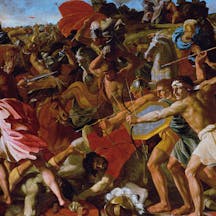 Poussin Nicolas - The Victory of Joshua over the Amalekites (Wikimedia Commons) Poussin Nicolas - The Victory of Joshua over the Amalekites (Wikimedia Commons)