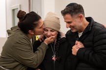 Four female Israeli soldiers being held hostage have been released, January 2025 (IDF Spokesperson's Unit photographer, Wikimedia Commons)