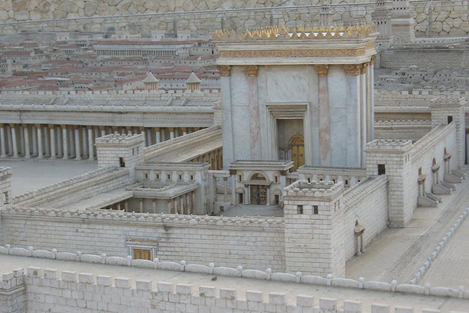Model of Jerusalem in the Late Second Temple Period (M.t.lifshits, Wikimedia Commons) Model of Jerusalem in the Late Second Temple Period (M.t.lifshits, Wikimedia Commons)