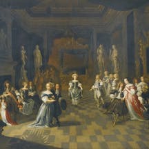 Figures Dancing in an Elegant Interior Figures Dancing in an Elegant Interior